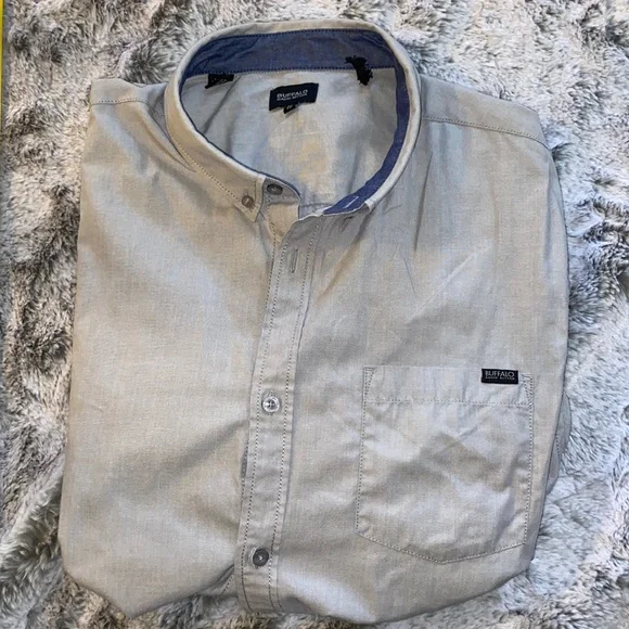Buffalo David Bitton men’s button up Tshirt XL/TG - Picture 1 of 4